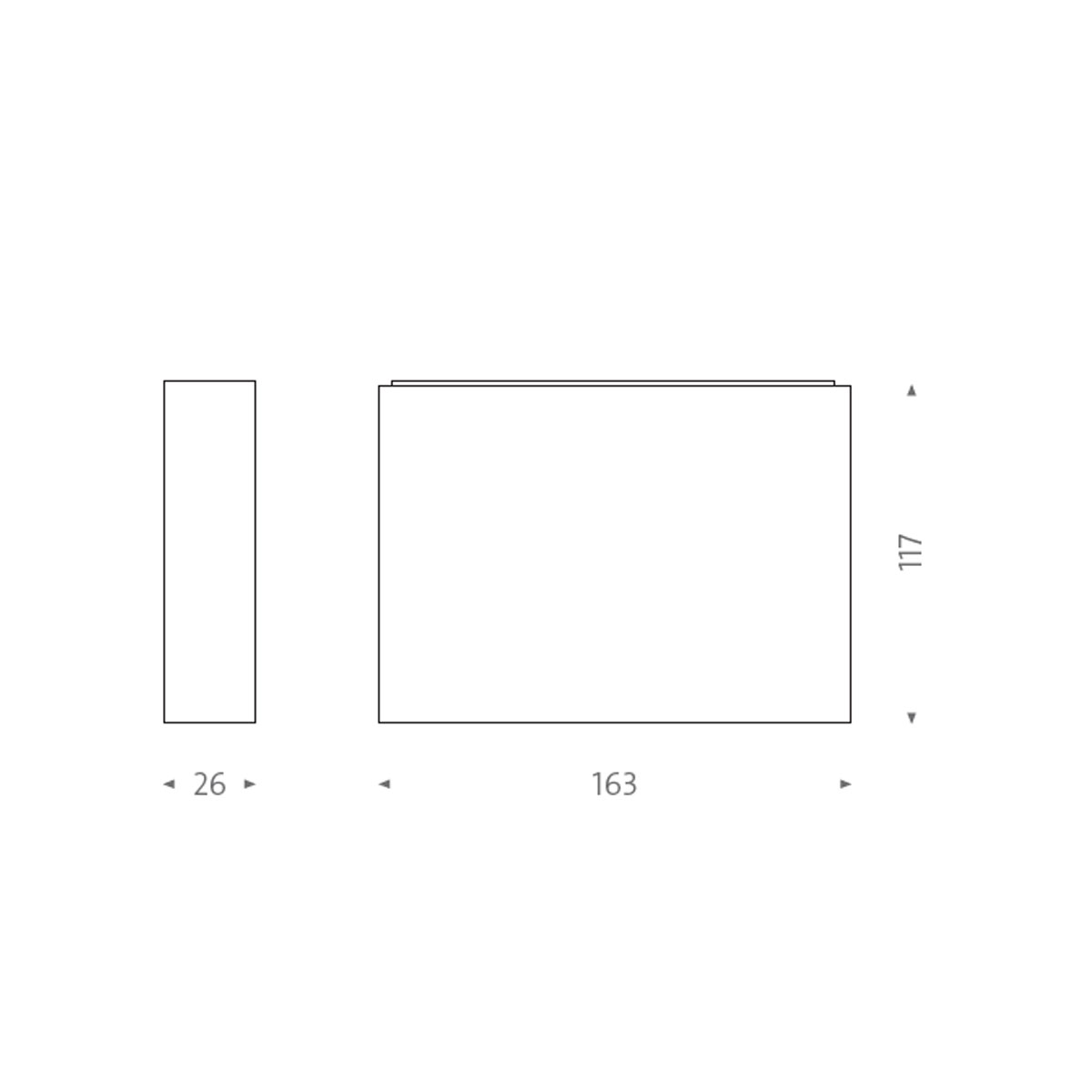 fbl-23 Aufbaustrahler, B: 16,3 cm, H: 11,7 cm, Weiß matt, Extra-Warmweiß 2700K, Flood 45°, DALI