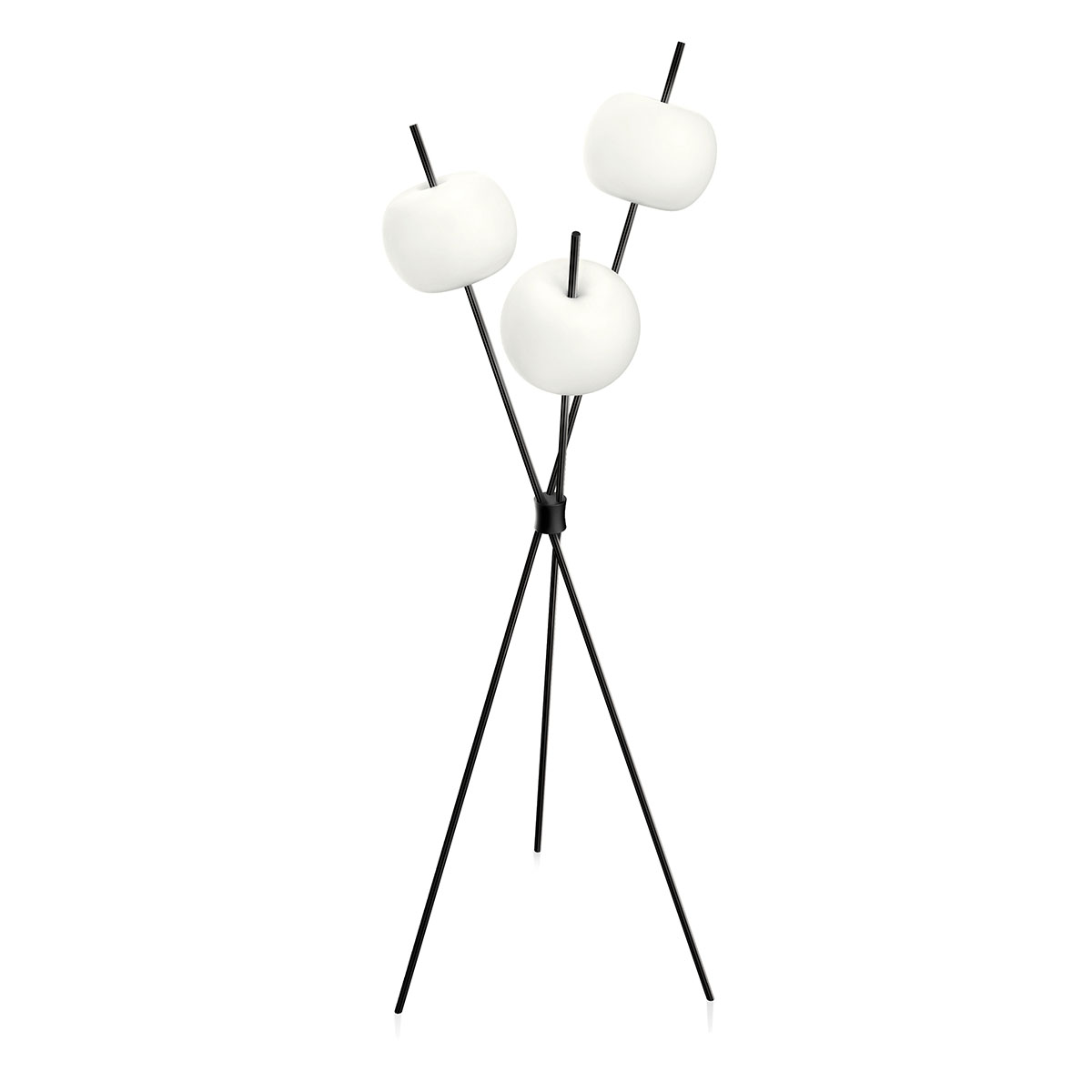 Kushi Floor Stehleuchte, 140 cm, Schwarz Kushi Floor Stehleuchte, 140 cm, Schwarz