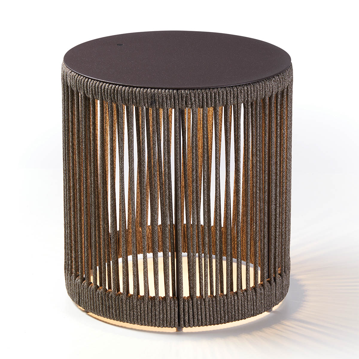 Philippi Lumen Akku Solar Bodenleuchte & Hocker IP44, H: 37 cm, Mocca Philippi Lumen Akku Solar Bodenleuchte & Hocker IP44, H: 37 cm, Mocca