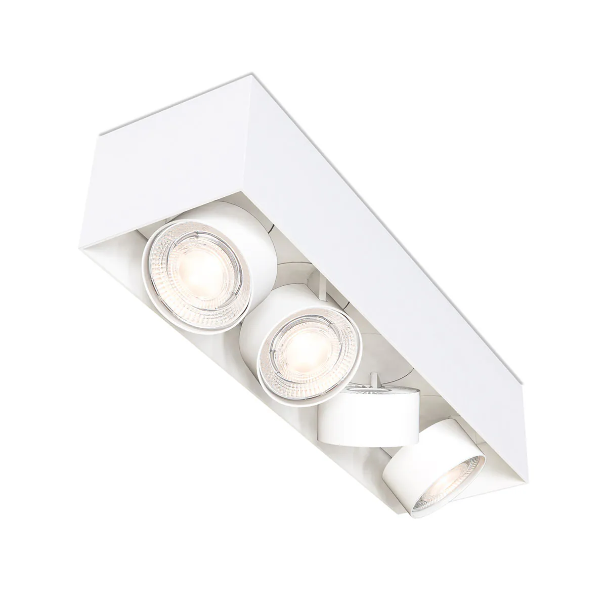 Wittenberg 4.0, wi4-ab-4e-kb Aufbaustrahler, Weiß matt, Warmweiß 3000K, Flood 38°, Bluetooth