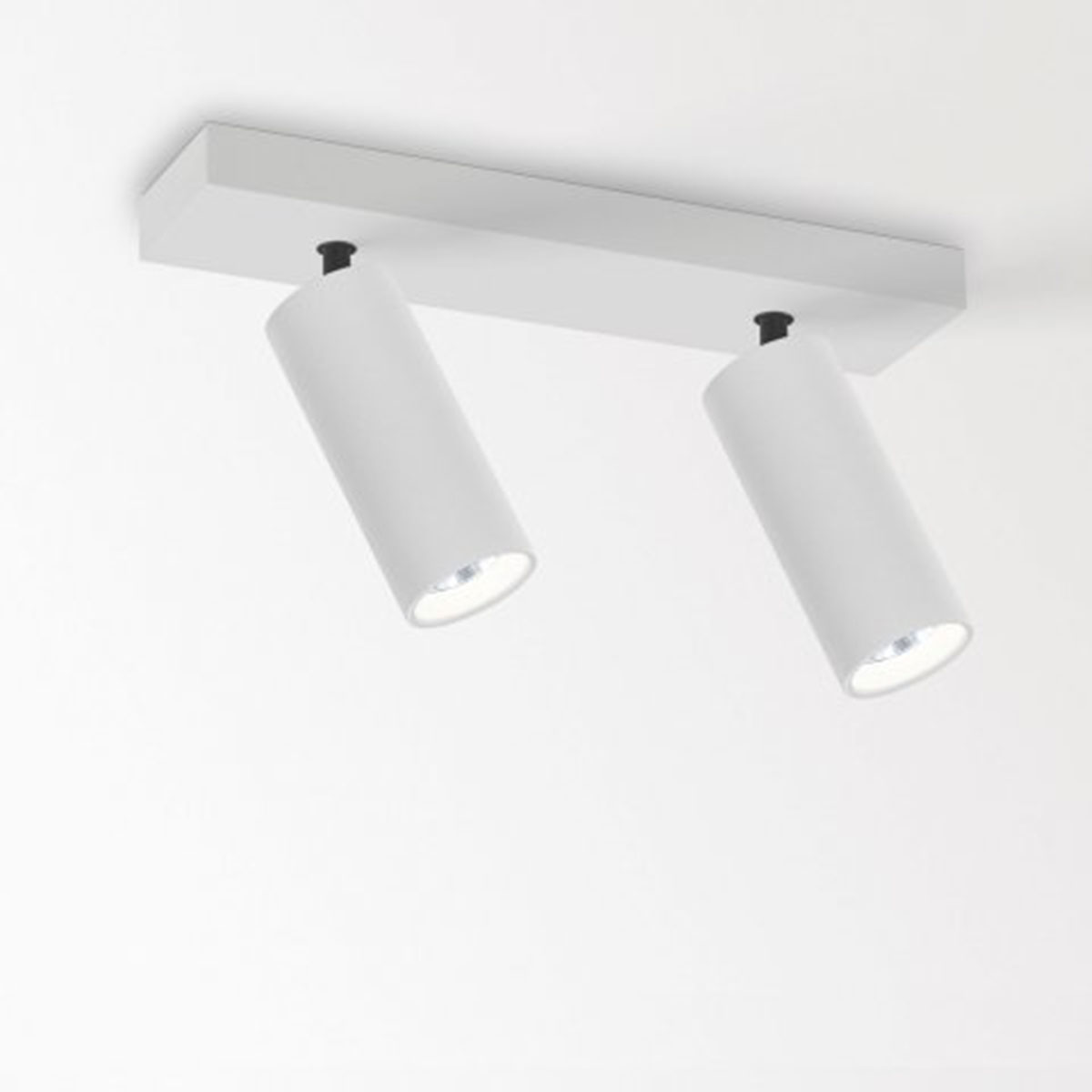 SPY 39 ON 2 93020 DIM8 Aufbaustrahler, Ø: 3,9 cm, L: 9,2 cm, Weiß, Warmweiß 3000K, 20°