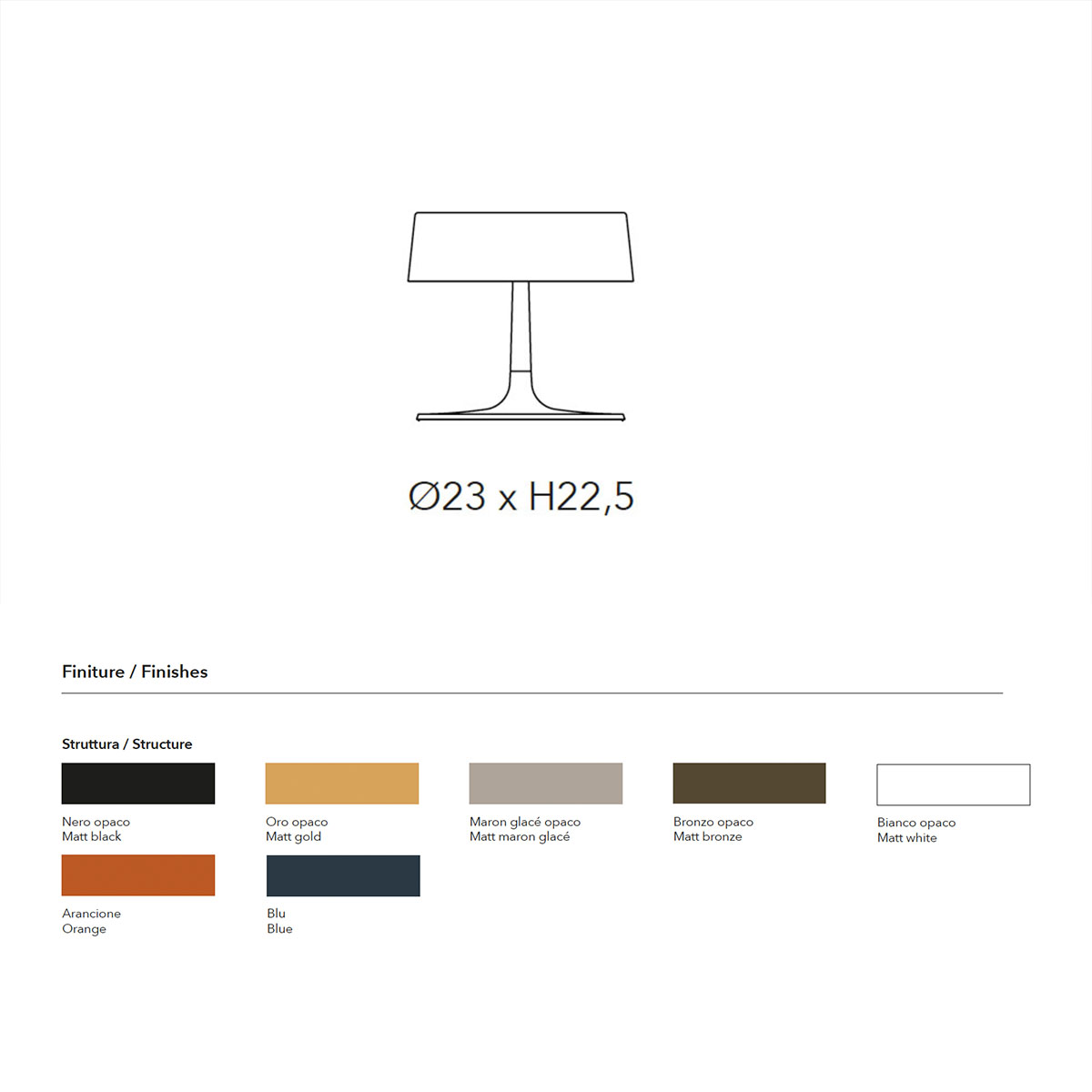 Penta Light China 0308-01 Small Tischleuchte, Ø: 23 cm, H: 22,5 cm – technische Zeichnung, ideal für Nachttisch, Beistelltisch oder Schreibtisch Penta Light China 0308-01 Small Tischleuchte, Ø: 23 cm, H: 22,5 cm – technische Zeichnung, ideal für Nachttisch, Beistelltisch oder Schreibtisch