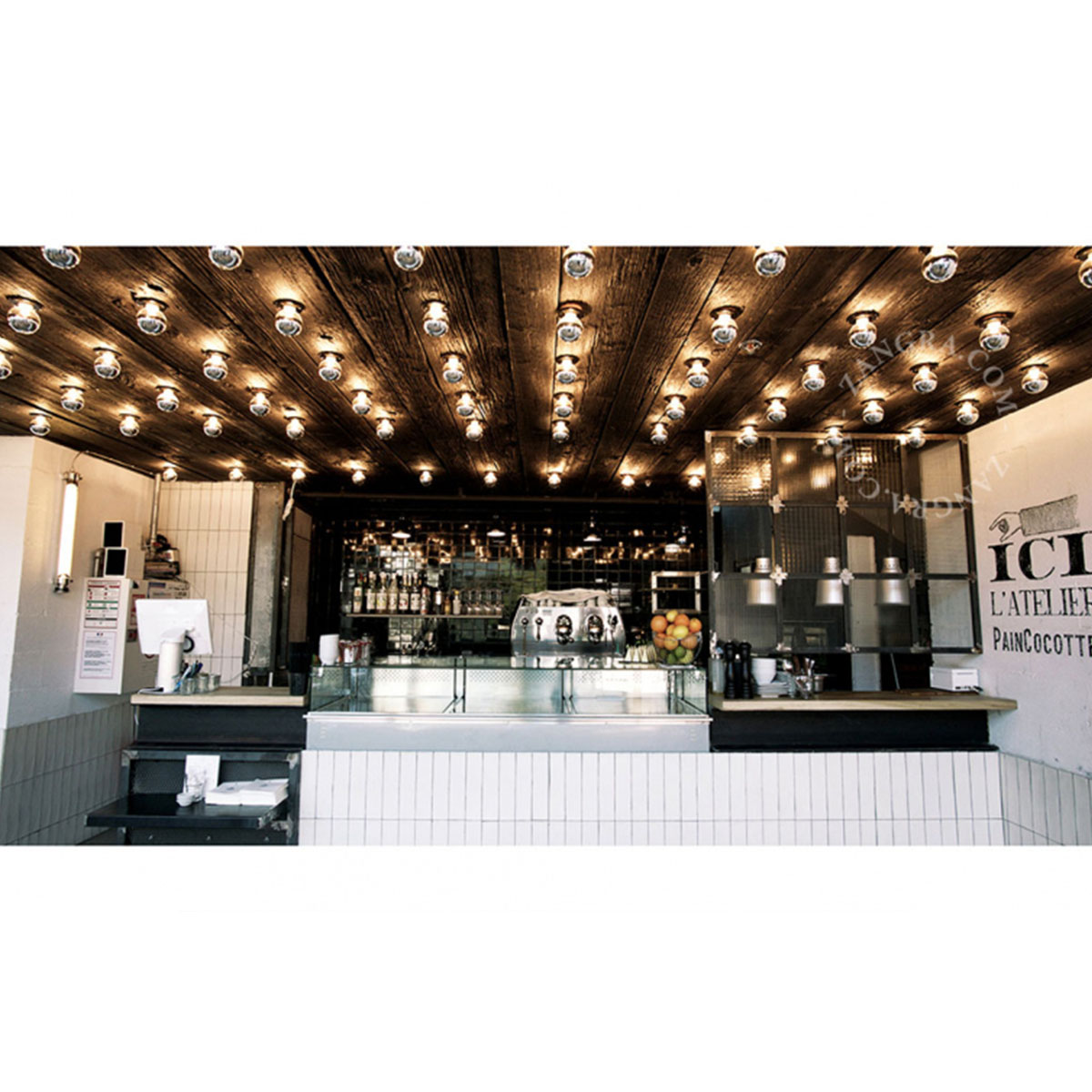 light.027.w, flache Einbauleuchte, reines Porzellan, weiß