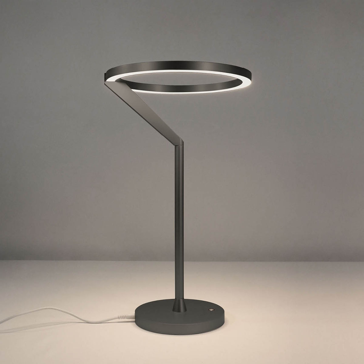 Meridiana Ring Tischleuchte, Bronze