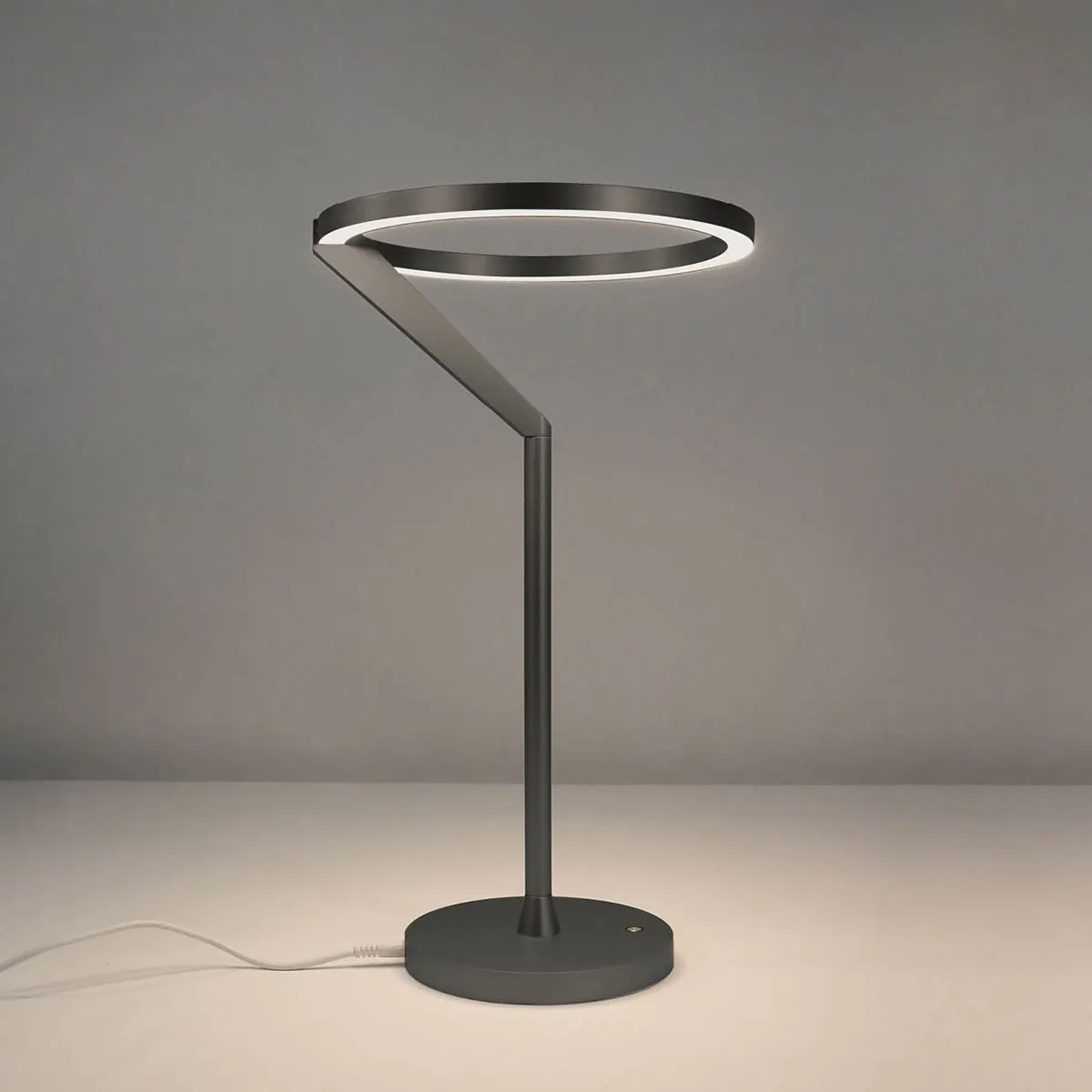 Meridiana Ring Tischleuchte, Bronze