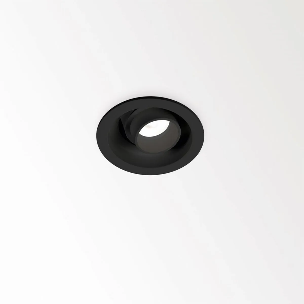 MICROSPY IN OK 93030 Einbaustrahler, Ø: 5,9 cm, Schwarz, Warmweiß 3000K, 30°