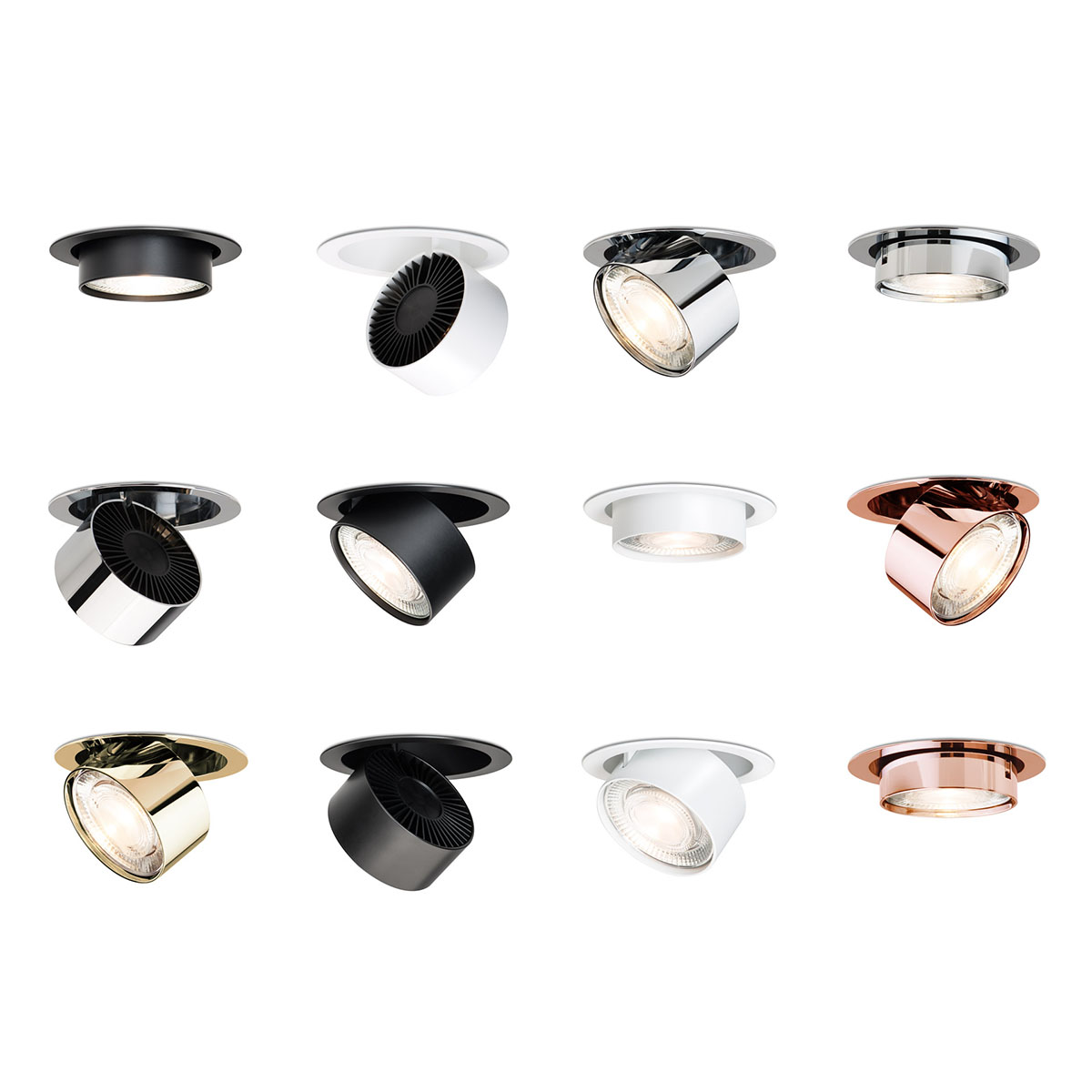 Mawa Wittenberg 4.0 LED Einbaustrahler – Aluminium, in Weiß, dreh- und schwenkbar, CRI > 95, für Galerie Mawa Wittenberg 4.0 LED Strahler – Aluminium, in Schwarz, Akzentbeleuchtung, hochwertig verarbeitet, für Küche