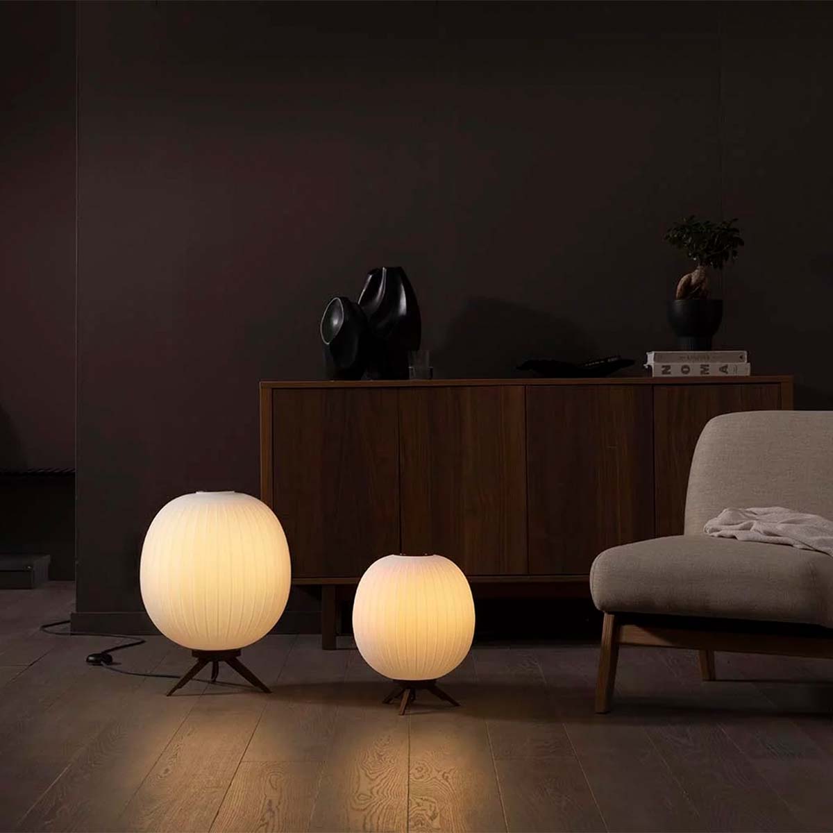 Mawa Design Bologna mini Bodenleuchte, H: 38,4 cm