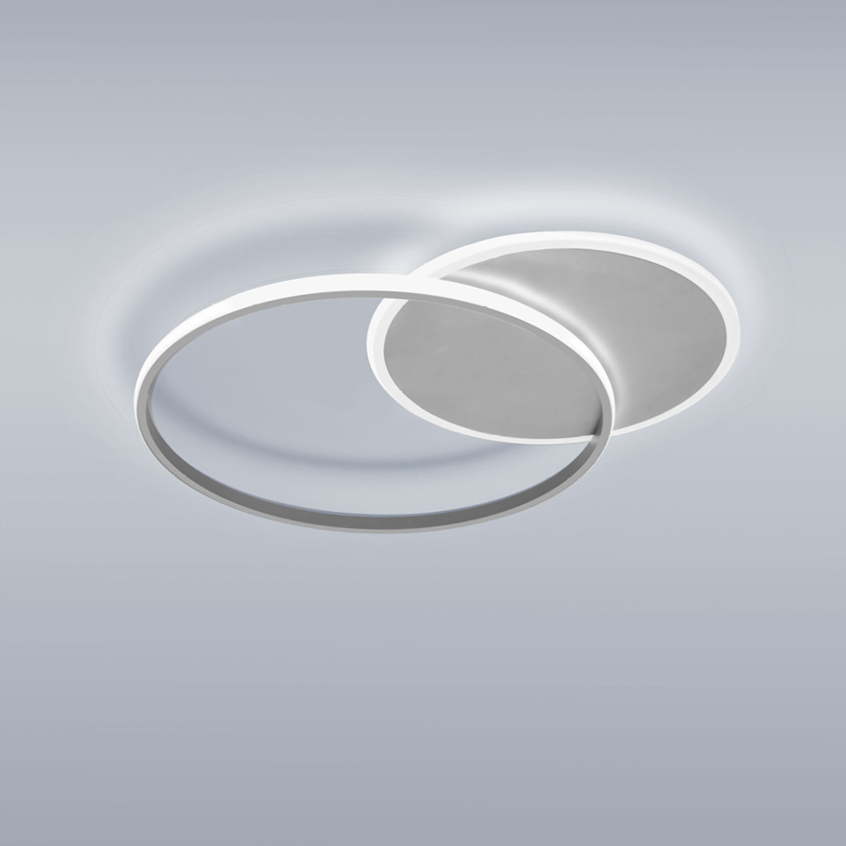 Eclipse 2 Wand-/ Deckenleuchte, Weiß, 2-flammig