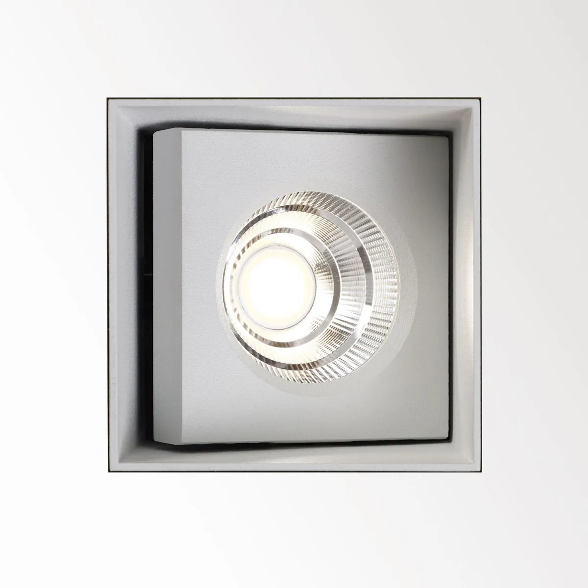 CARREE TRIMLESS OK LED 93033 Einbaustrahler, B: 7,7 cm, L: 7,7 cm, Weiß, Warmweiß 3000K