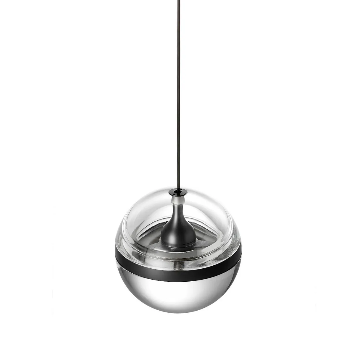 Limbus Modular Pendelleuchte, Ø: 12 cm, Schwarz eloxiert, Warmweiß 3000K Limbus Modular Pendelleuchte, Ø: 12 cm, Schwarz eloxiert, Extra-Warmweiß 2700K