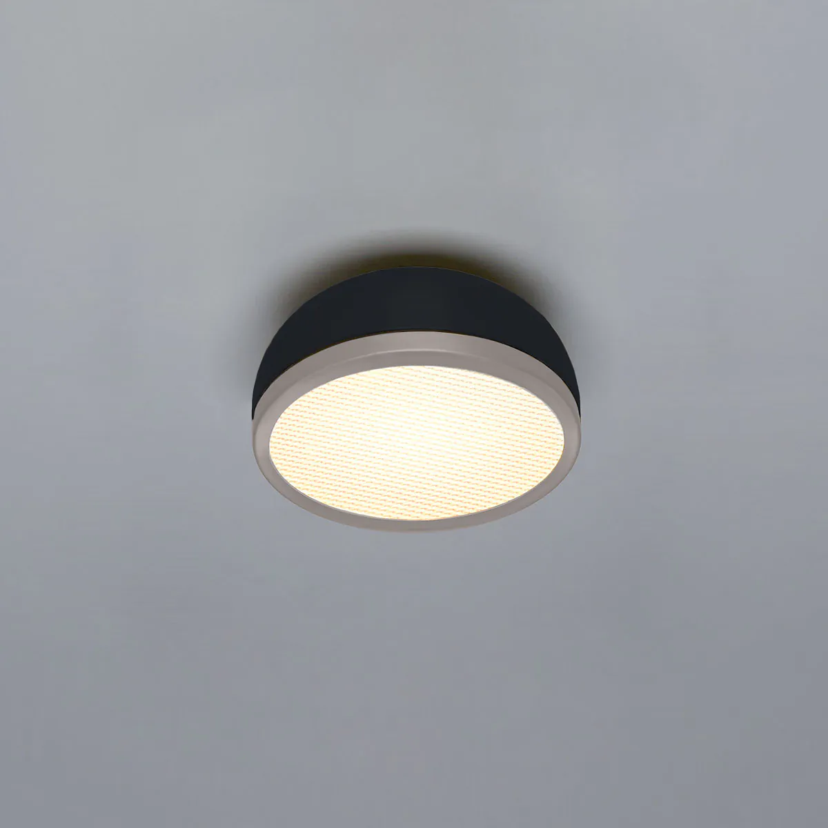 Molly 556.72 Wand - Deckenleuchte Ø: 20 cm, Schwarz, Sandgrau