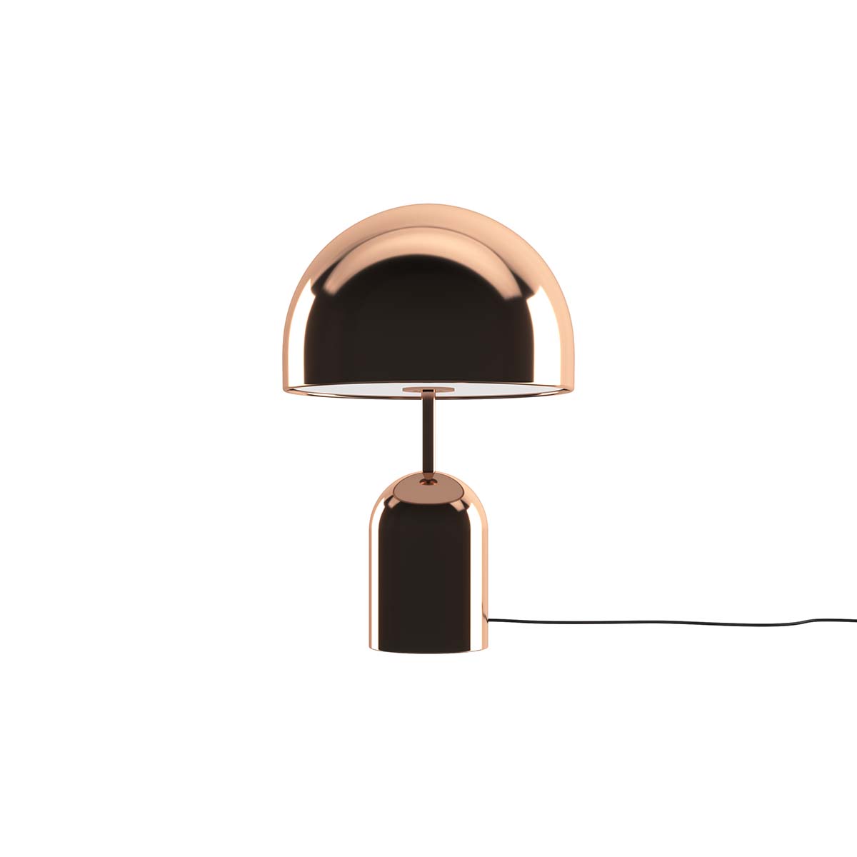 Tom Dixon Bell LED Tischleuchte, H: 42,5 cm, Kupfer