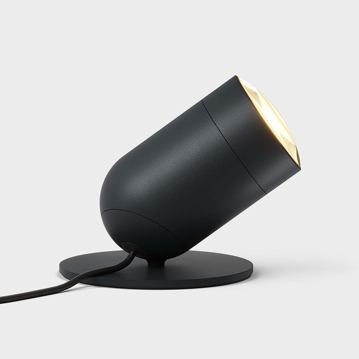 bik.4 base Bodenleuchte, Connect, H: 21,2 cm, Deep Black