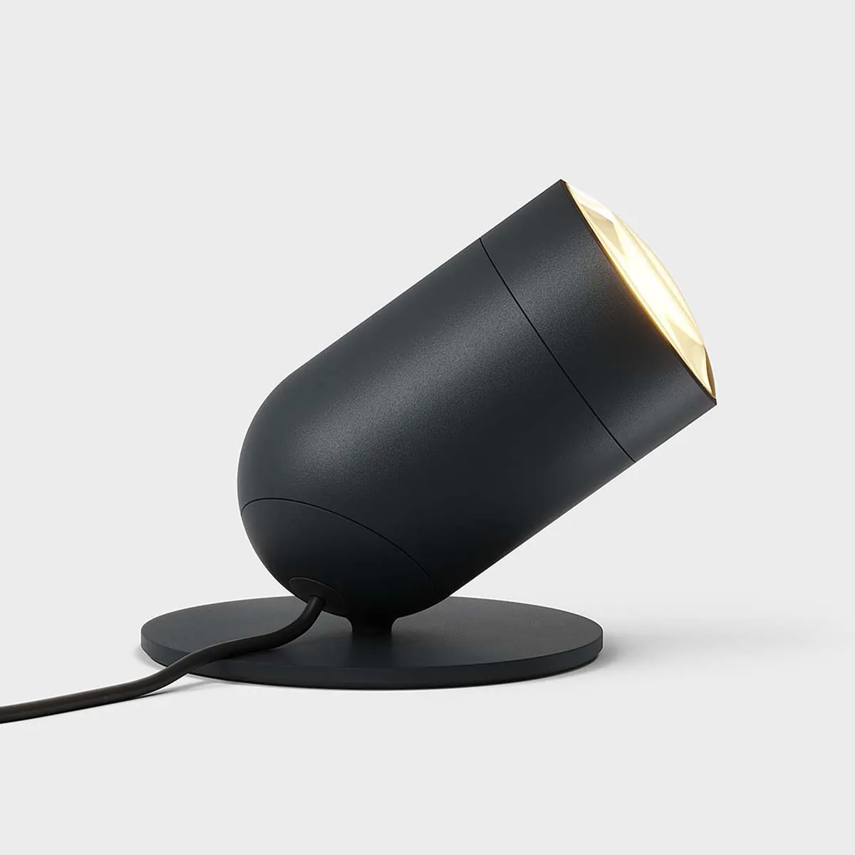 bik.4 base Bodenleuchte, Connect, H: 21,2 cm, Deep Black