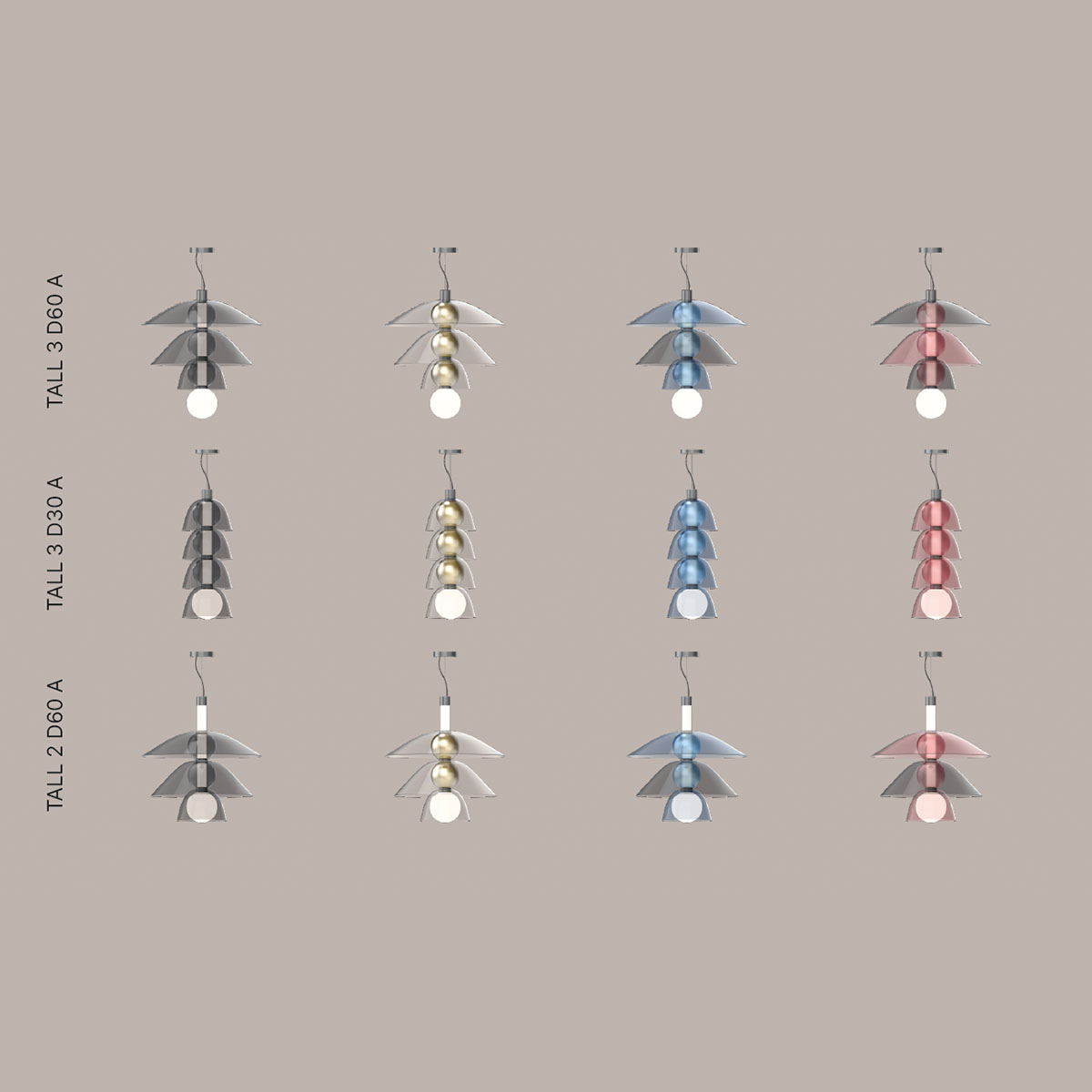 Penta Light Gems Tall Pendelleuchte Glaspendel – mundgeblasenes Glas in Warm neutral, handgefertigt in Italien, sanfte Helligkeit, geeignet fürs Schlafzimmer, ideal über Esstisch, Küche oder Wohnzimmer Penta Light Gems Tall Pendelleuchte Glaspendel – Glaskugel in Warm color, mundgeblasen, ästhetische Formsprache, diffuse Beleuchtung, perfekt für das Esszimmer, ideal über Esstisch, Küche oder Wohnzimmer