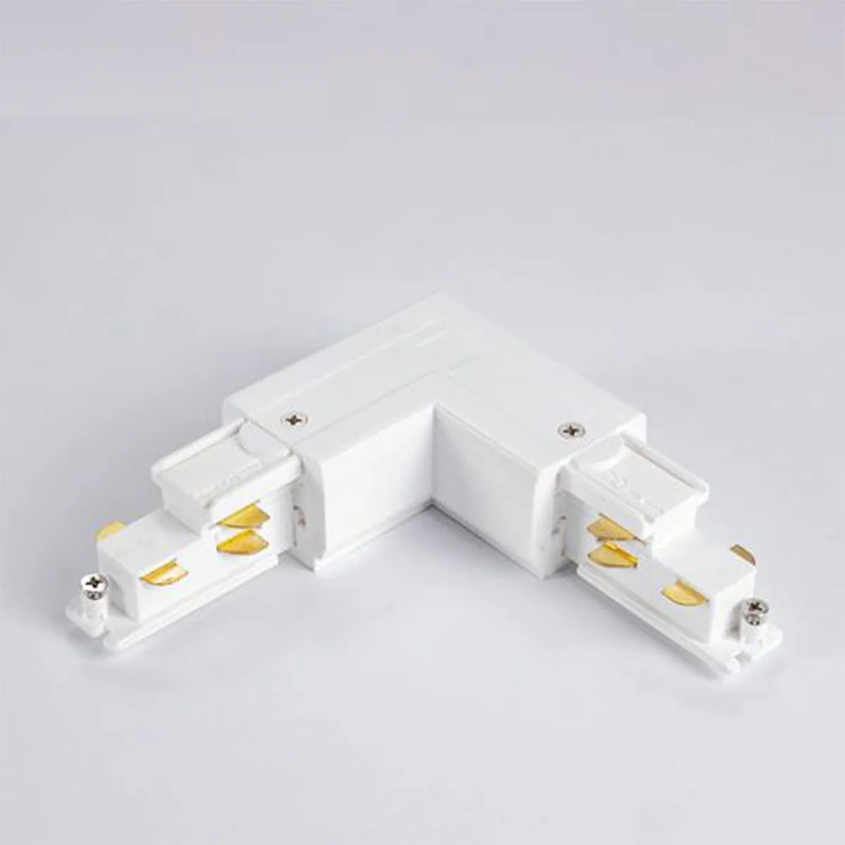 3-Phasen L-Connector DALI, Weiß, Erde links