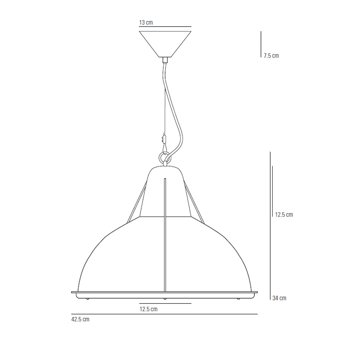 Phane Large Prismatic Pendelleuchte, Ø: 42,5 cm