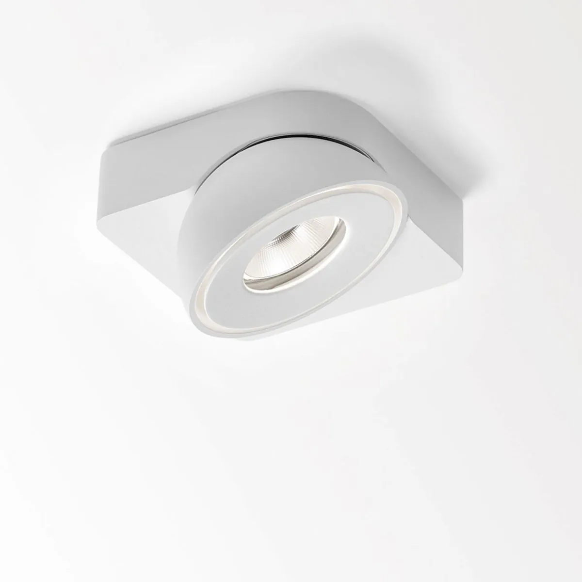 TWEETER M ON 1 93050 DIM8 Aufbaustrahler, L: 12,8 cm, B: 12,8 cm, Weiß, Warmweiß 3000K, 50°