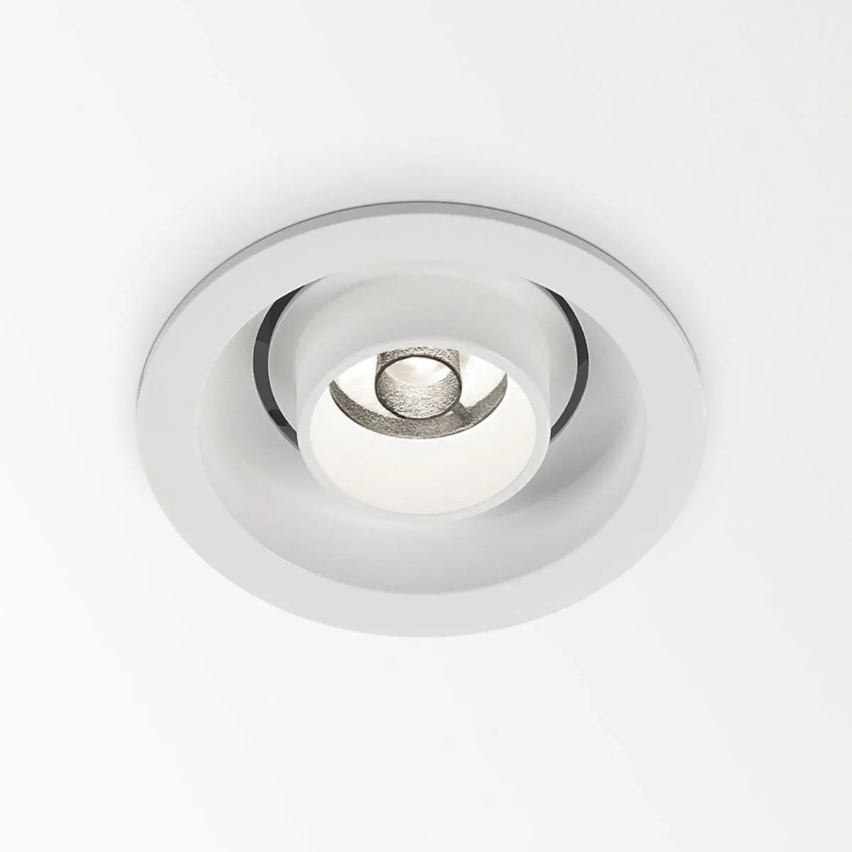 MICROSPY IN OK 93030 Einbaustrahler, Ø: 5,9 cm, Weiß, Warmweiß 3000K, 30°