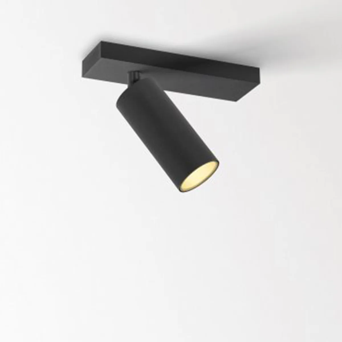 SPY 52 ON 1 93045 DIM8 Aufbaustrahler, Ø: 5,2 cm, L: 12 cm, Schwarz, Warmweiß 3000K, 45°