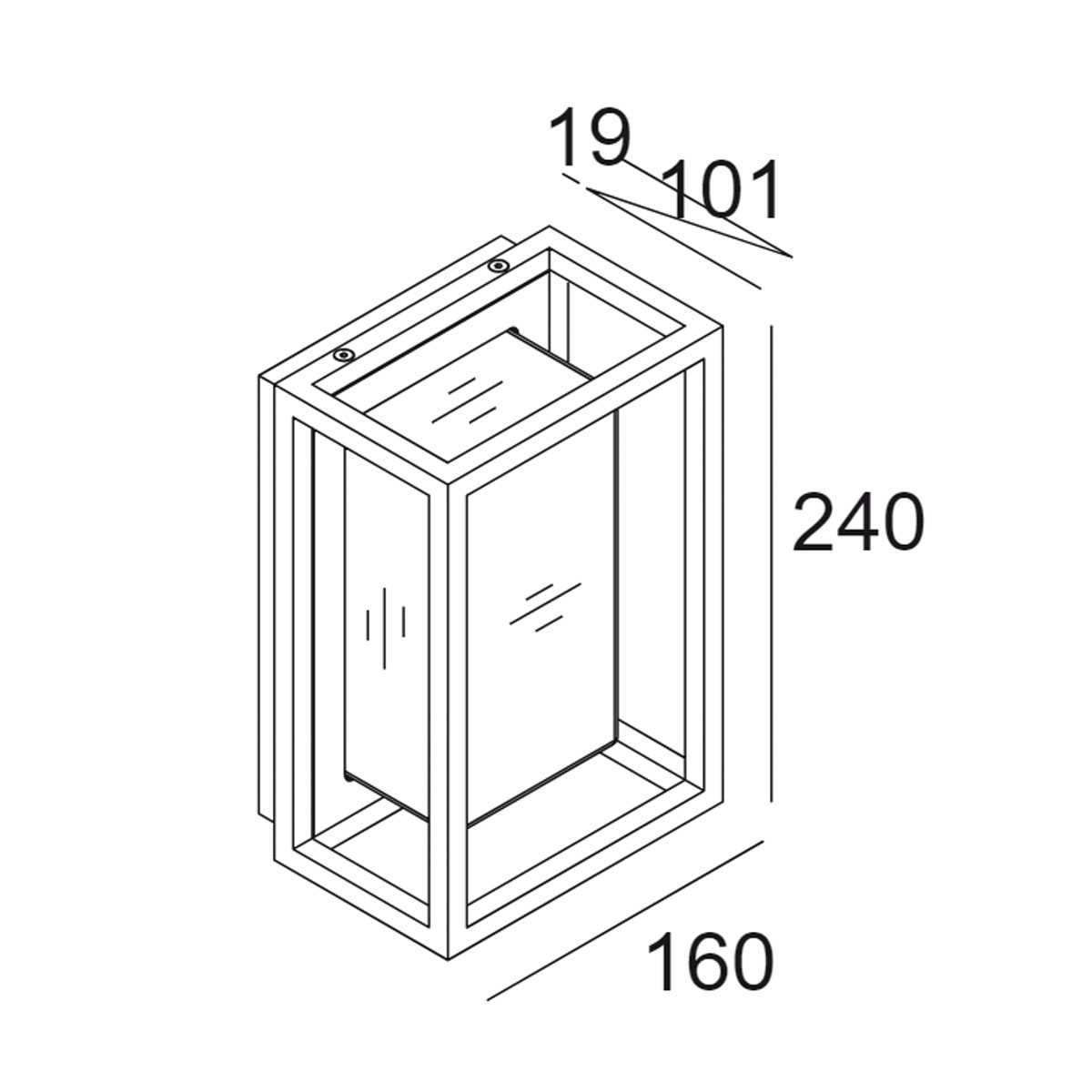 MONTUR M LED HW Wandleuchte, B: 16 cm, Extra-Warmweiß 2700K MONTUR M LED WW Wandleuchte, B: 16 cm, Warmweiß 3000K