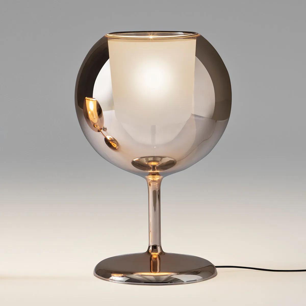 Glo 0811-03 Tischleuchte, Transparent Glas, Ø: 38 cm