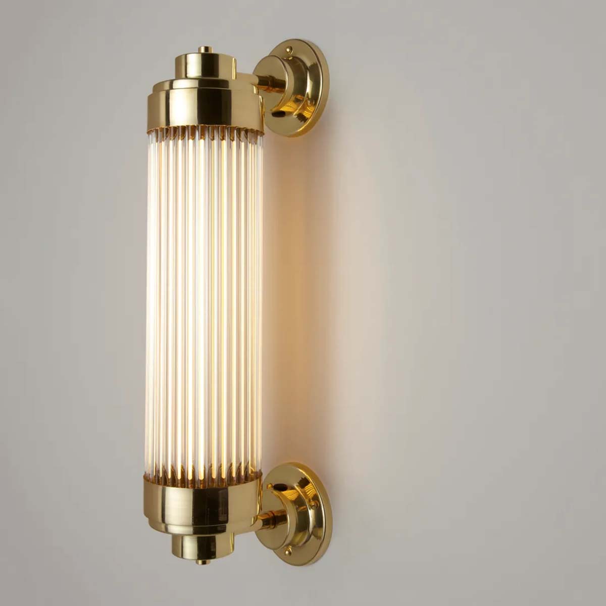 Pillar Offset Wall Light LED 7216 Wandleuchte, H: 47,5 cm, Poliertes Messing Pillar Offset Wall Light LED 7216 Wandleuchte, H: 47,5 cm, Poliertes Messing