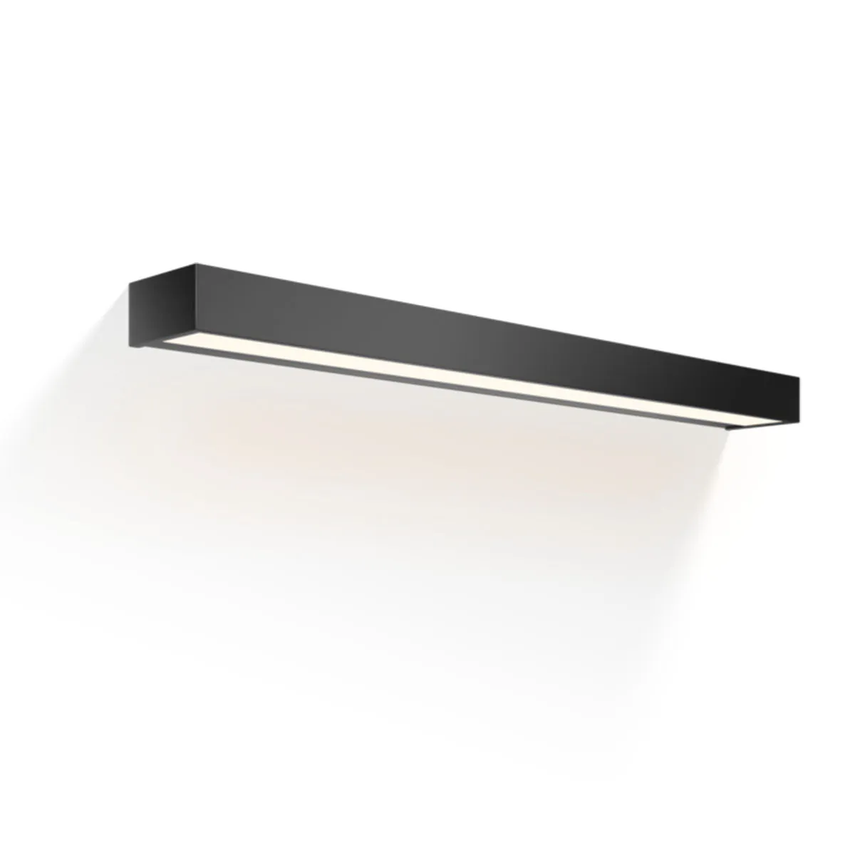 Elegante Badleuchte – Decor Walther Box 80 N LED Wandleuchte Bad, Schwarz matt, B: 80 cm, Extra-Warmweiß 2700K Elegante Badleuchte – Decor Walther Box 80 N LED Wandleuchte Bad, Schwarz matt, B: 80 cm, Warmweiß 3000K