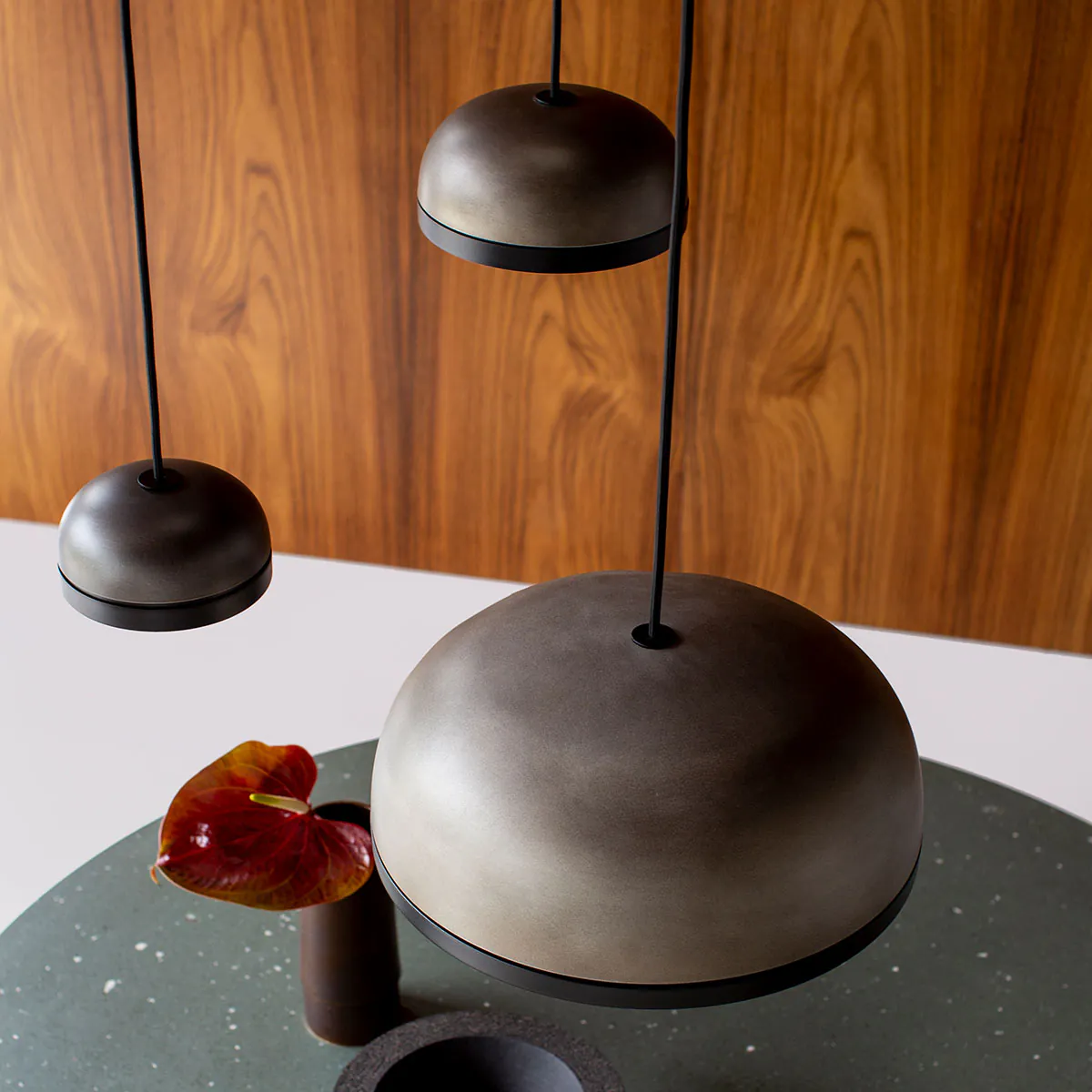 Molly 556.23 Pendelleuchte Ø: 38 cm, Kupfer, Kupfer