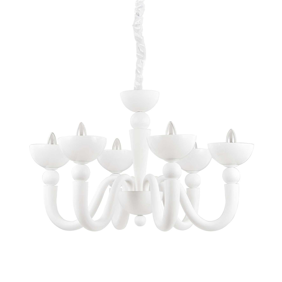 Bon Bon SP6 Moderner Kronleuchter, Weiß, Ø: 80 cm Bon Bon SP6 Moderner Kronleuchter, Weiß, Ø: 80 cm