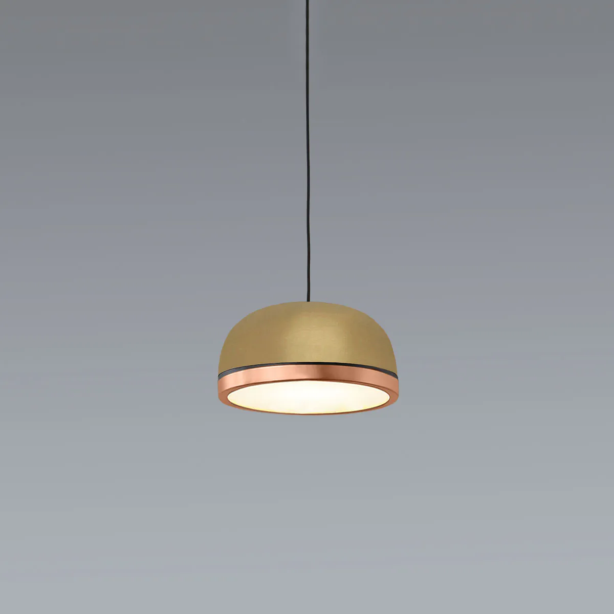 Molly 556.21 Pendelleuchte Ø: 15 cm, Messing, Kupfer