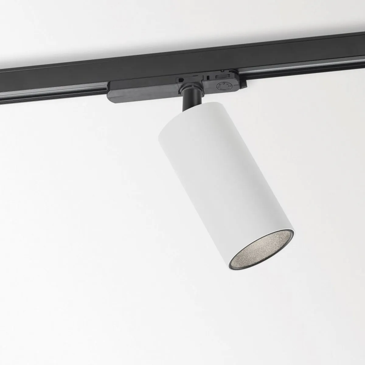 SPY 66 93045 ADM Schienenstrahler, Ø: 6,6 cm, Weiß, Warmweiß 3000K, 45°