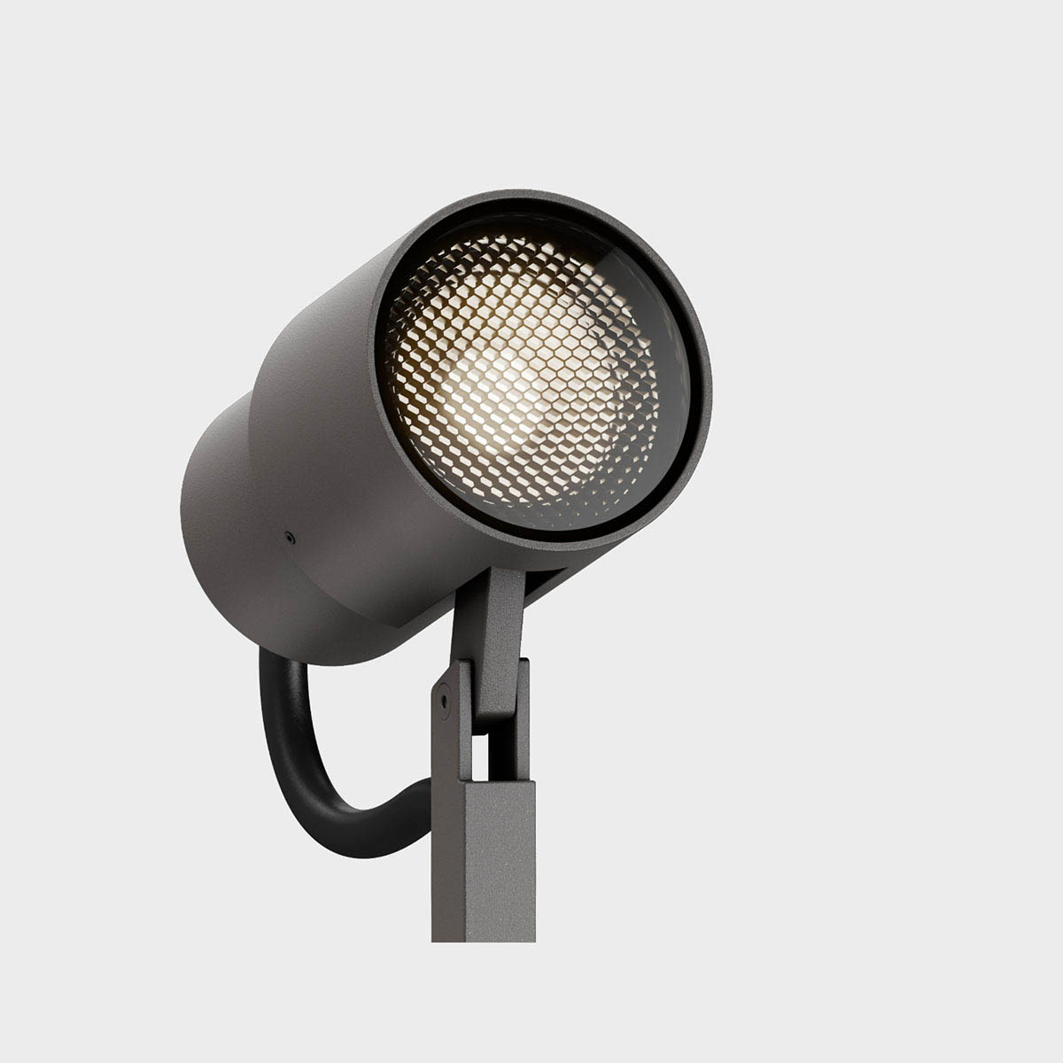 Funktionales Zubehör für den piek Leuchtenkopf in Farbe braun