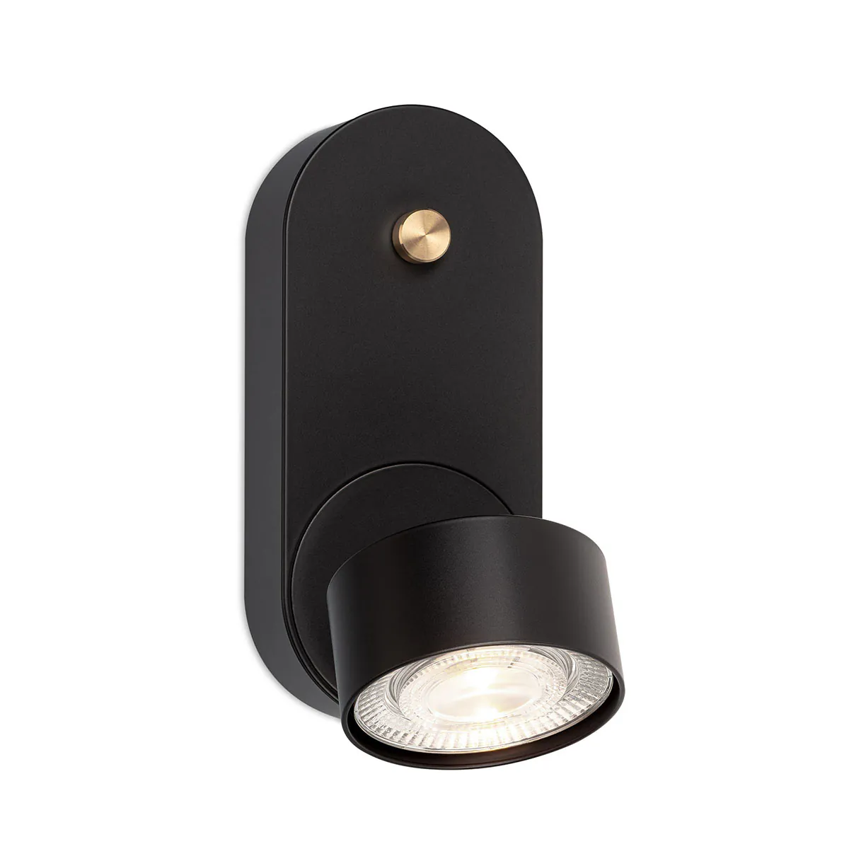 Wittenberg 4.0, wi4-ab-1ov-d2w Wandleuchte, Schwarz matt, Flood 38°