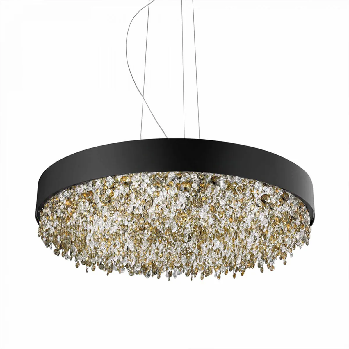 Olà S12 120 Pendelleuchte, Schwarz matt, Ø: 120 cm, LED-Modul