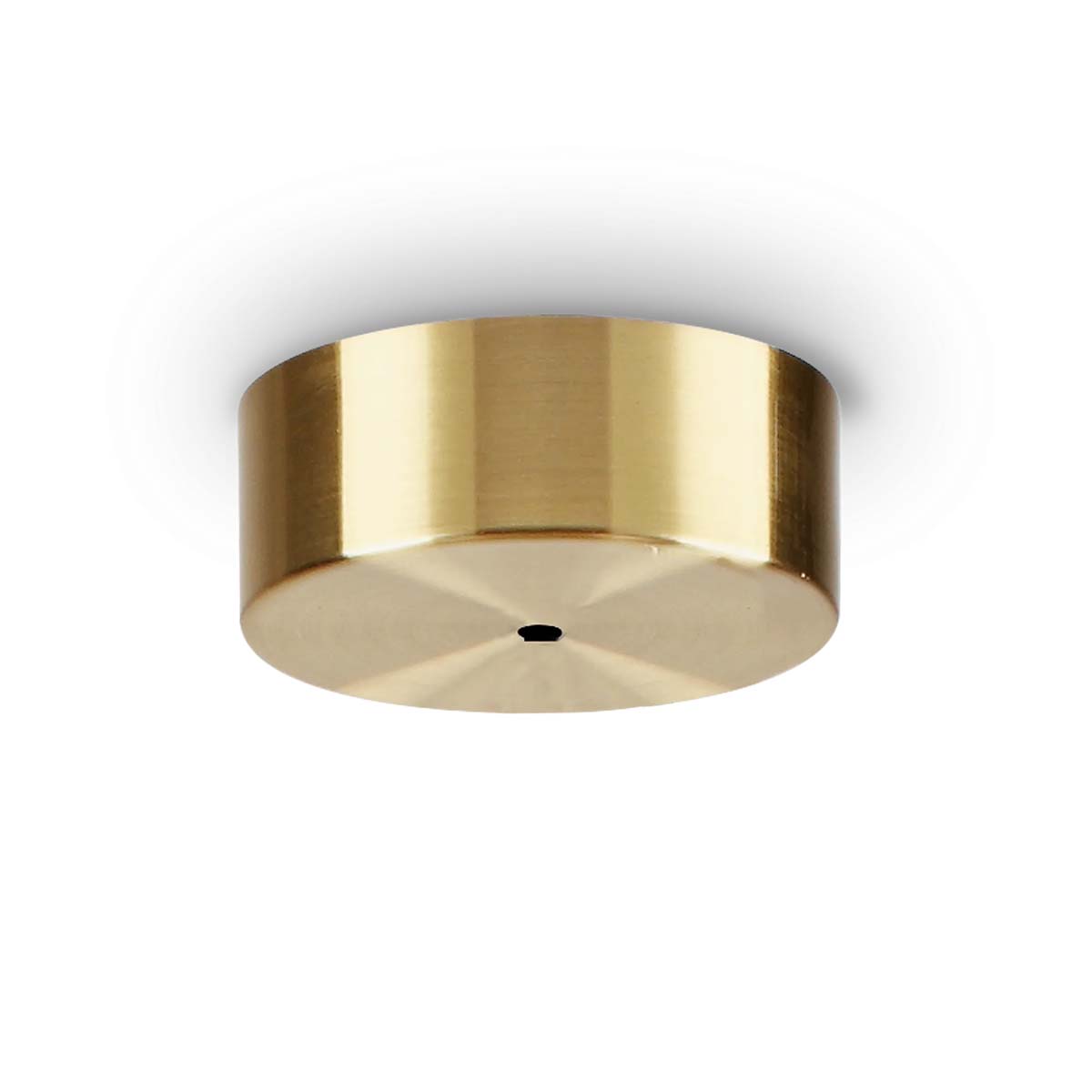 Baldachin Rosone magnetico 1 luci 1e, Ø: 9 cm, H: 3,5 cm, Messing