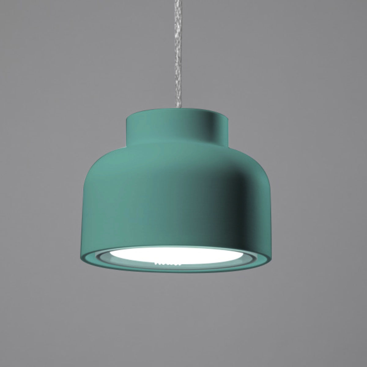 Bottone Pendelleuchte, Ø: 10,6 cm, Petrolblau