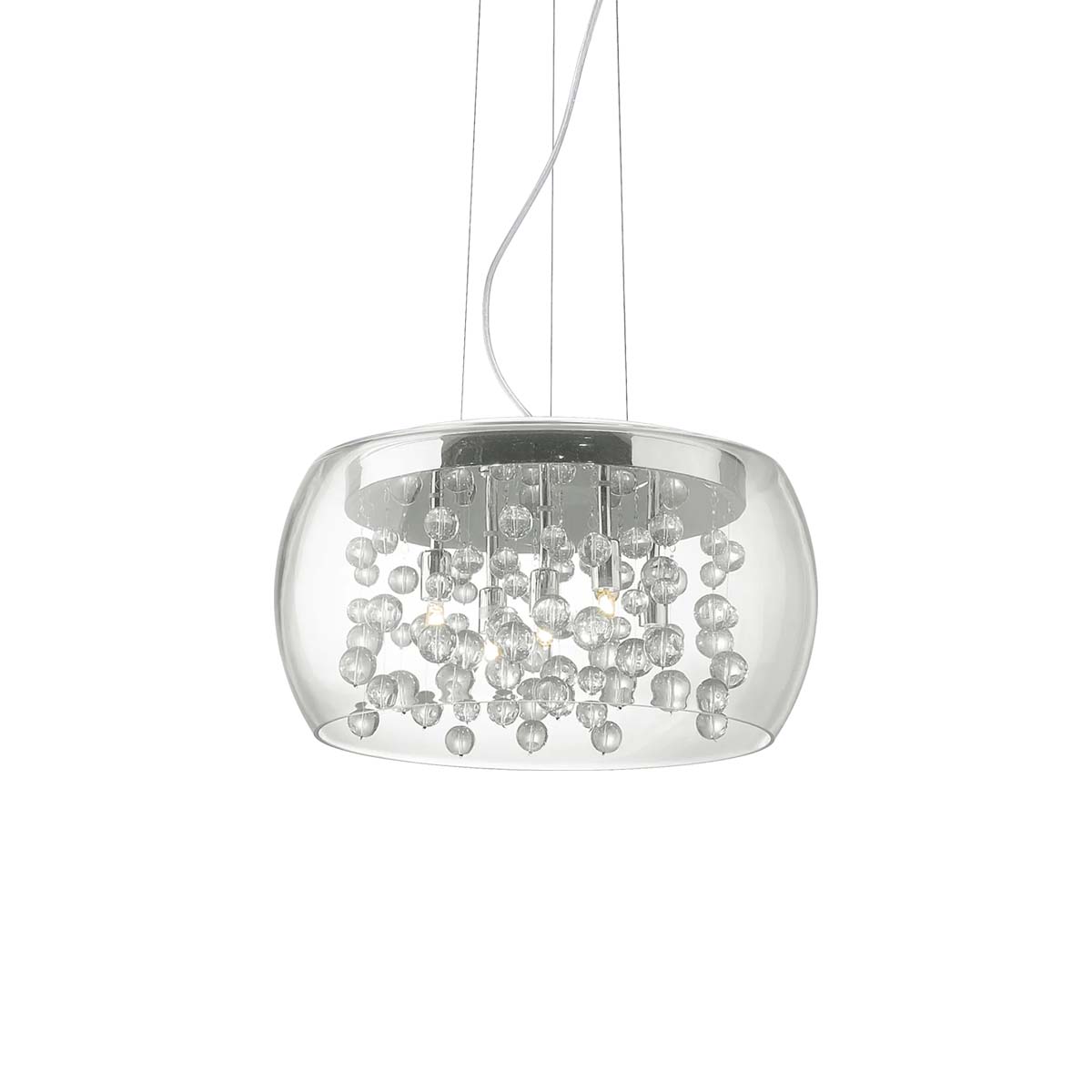 Audi-80 SP5 Pendelleuchte, Ø: 40 cm, Rauchglas Audi-80 SP5 Pendelleuchte, Ø: 40 cm, Transparent