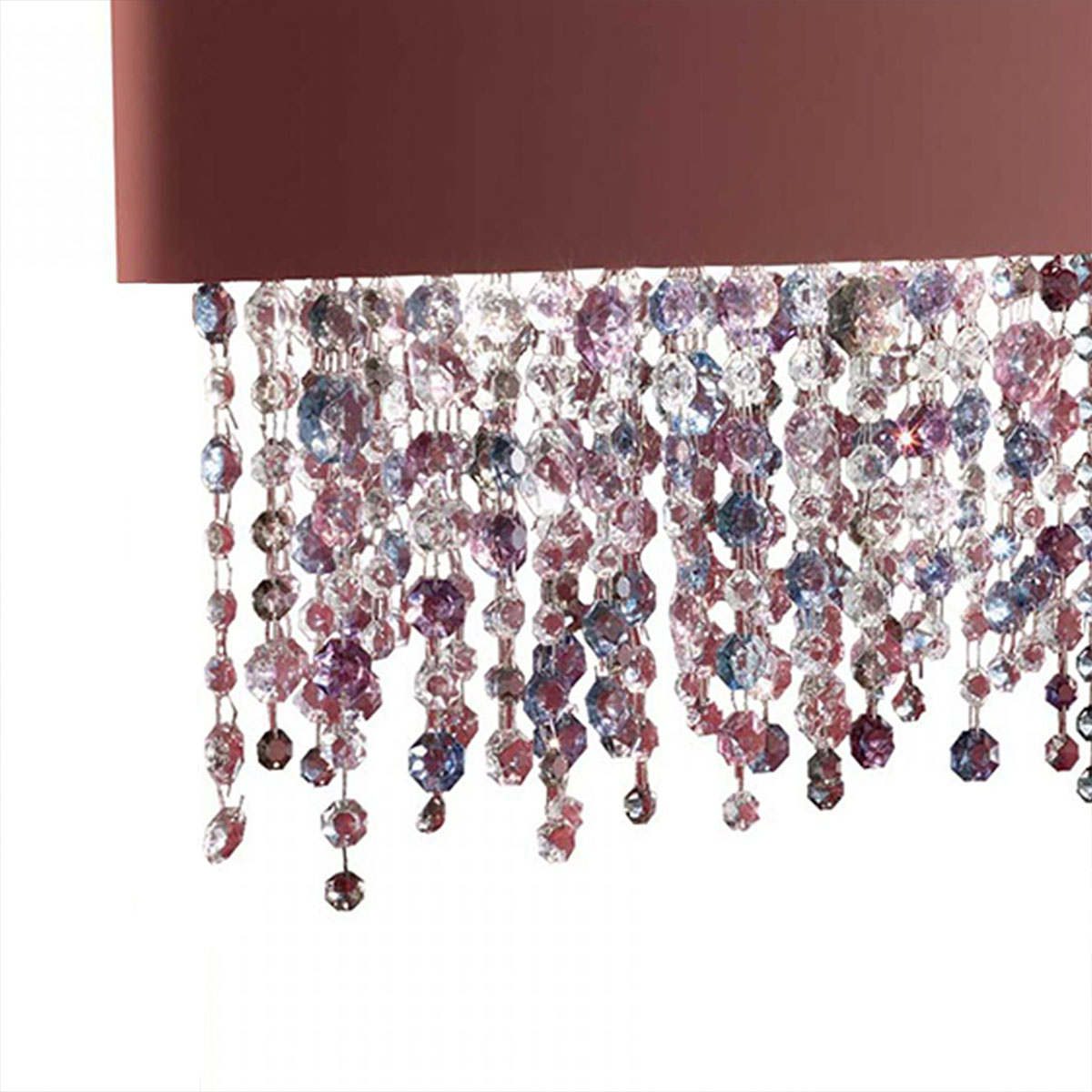Olà S1 OV 30 Pendelleuchte, Oxidrot, L: 30 cm, Retrofit Olà S8 OV 210 Pendelleuchte, Oxidrot, L: 210 cm, LED-Modul