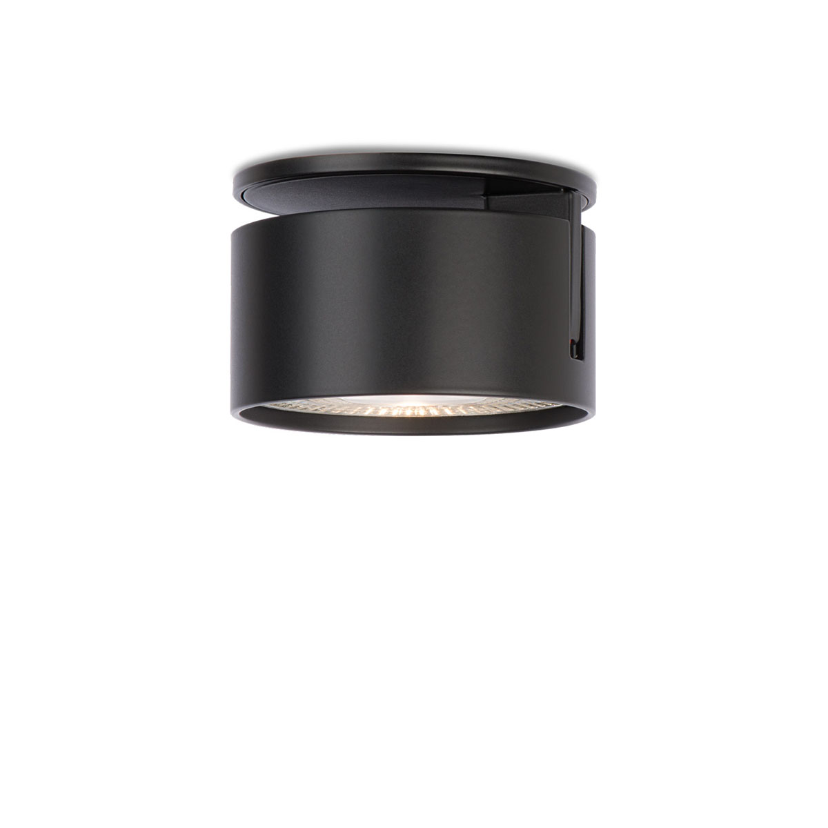 Wittenberg 4.0, wi4-eb-1r-kr Einbaustrahler, Schwarz matt, Warmweiß 3000K, Flood 38°