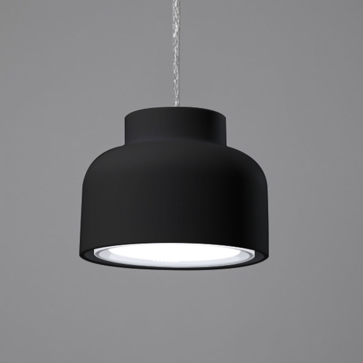 Bottone Pendelleuchte, Ø: 10,6 cm, Schwarz