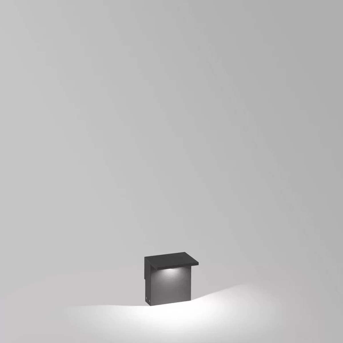 DeltaLight_Oblix_15_anthracite Delta Light OBLIX 15 Pollerleuchte, Anthrazit, H: 16 cm, Warmweiß 3000K