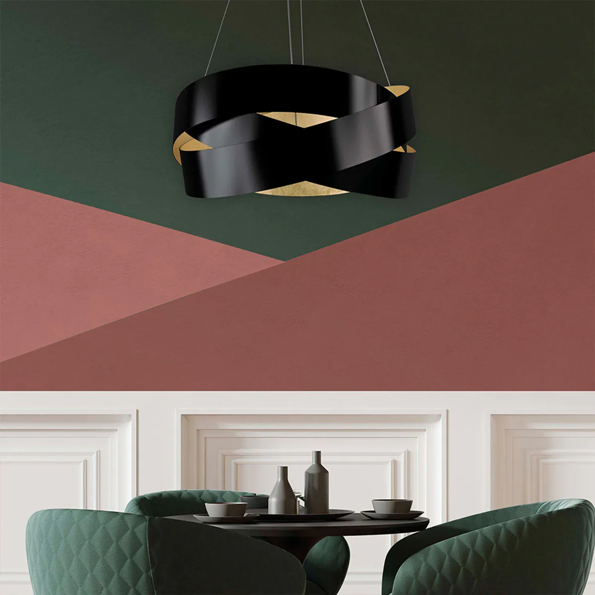 Pura S120 Pendelleuchte, Messing, Ø: 120 cm, LED