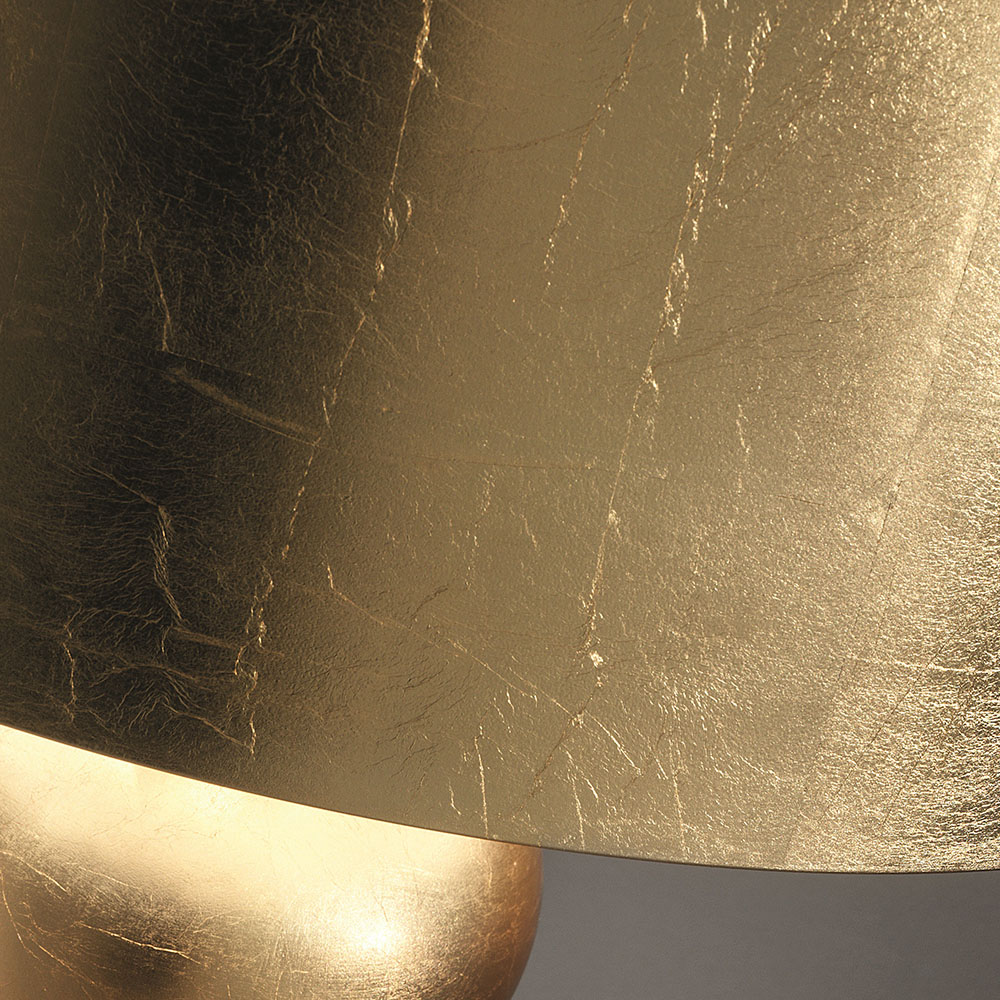 Eva STL3+1 Stehleuchte, H: 180 cm, Blattsilber