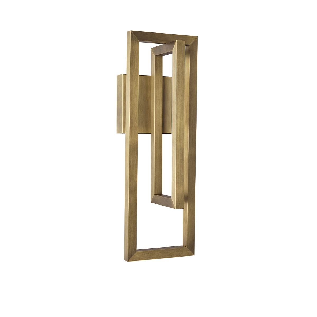 Borely Wandleuchte, B: 16 cm, H: 48 cm Bronze – zeitlose Designerleuchte des Herstellers DCW Editions ideal im Schlafzimmer