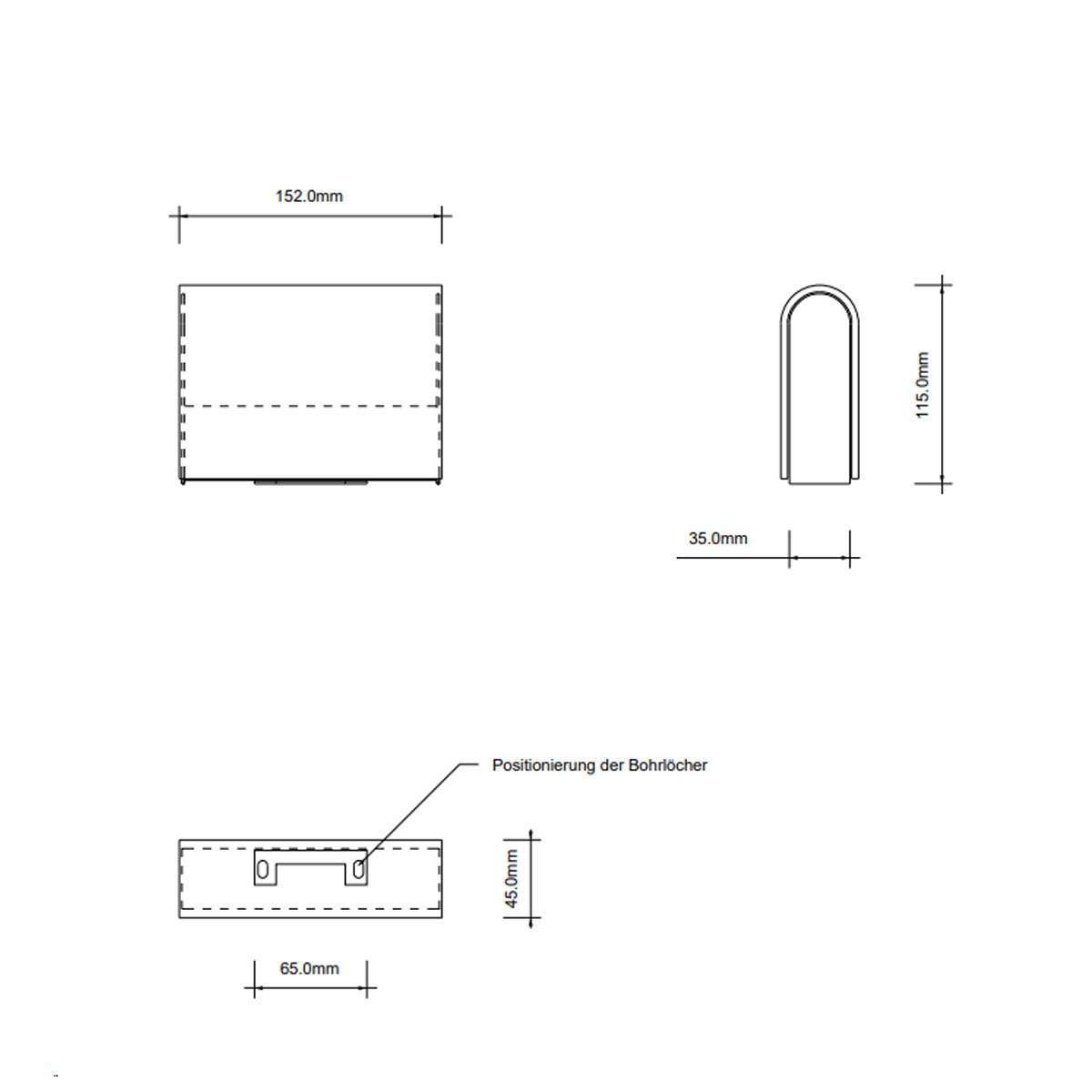 Book 15 LED Wandleuchte Bad, Chrom, B: 15 cm
