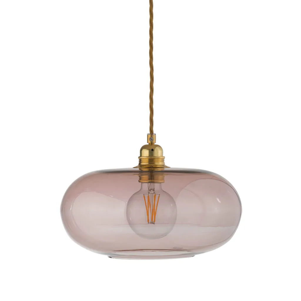 Horizon Pendelleuchte M Ø 29 cm, Obsidian, Gold