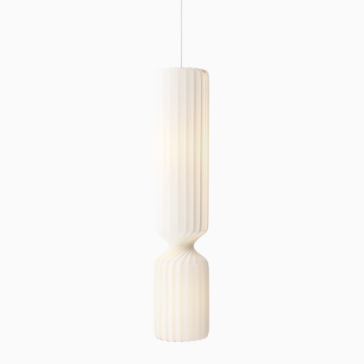 TR41 Pendelleuchte, PC / Vliesstof, Ø: 25 cm, H: 120 cm