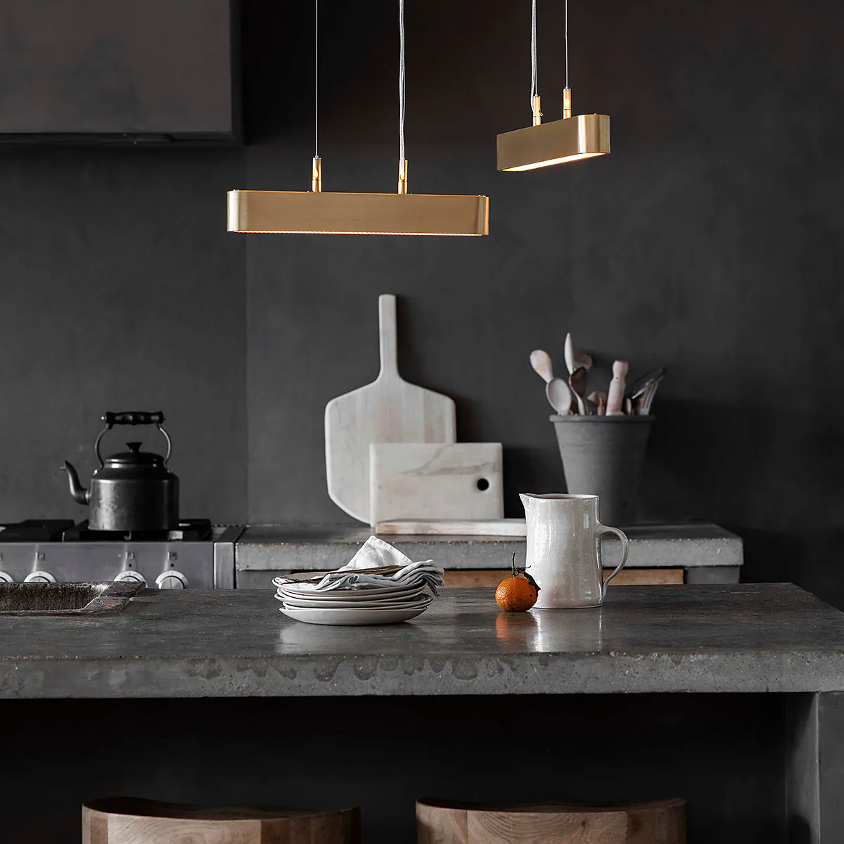 Technische Zeichnung Bert Frank Colt Pendelleuchte, L: 40 cm